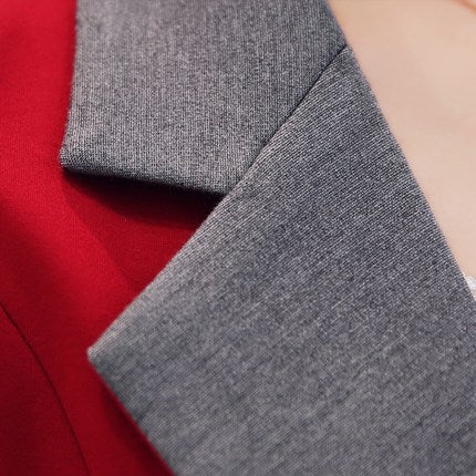 Importé - Veste Blazer Coupe Slim Un Bouton Pour Femmes