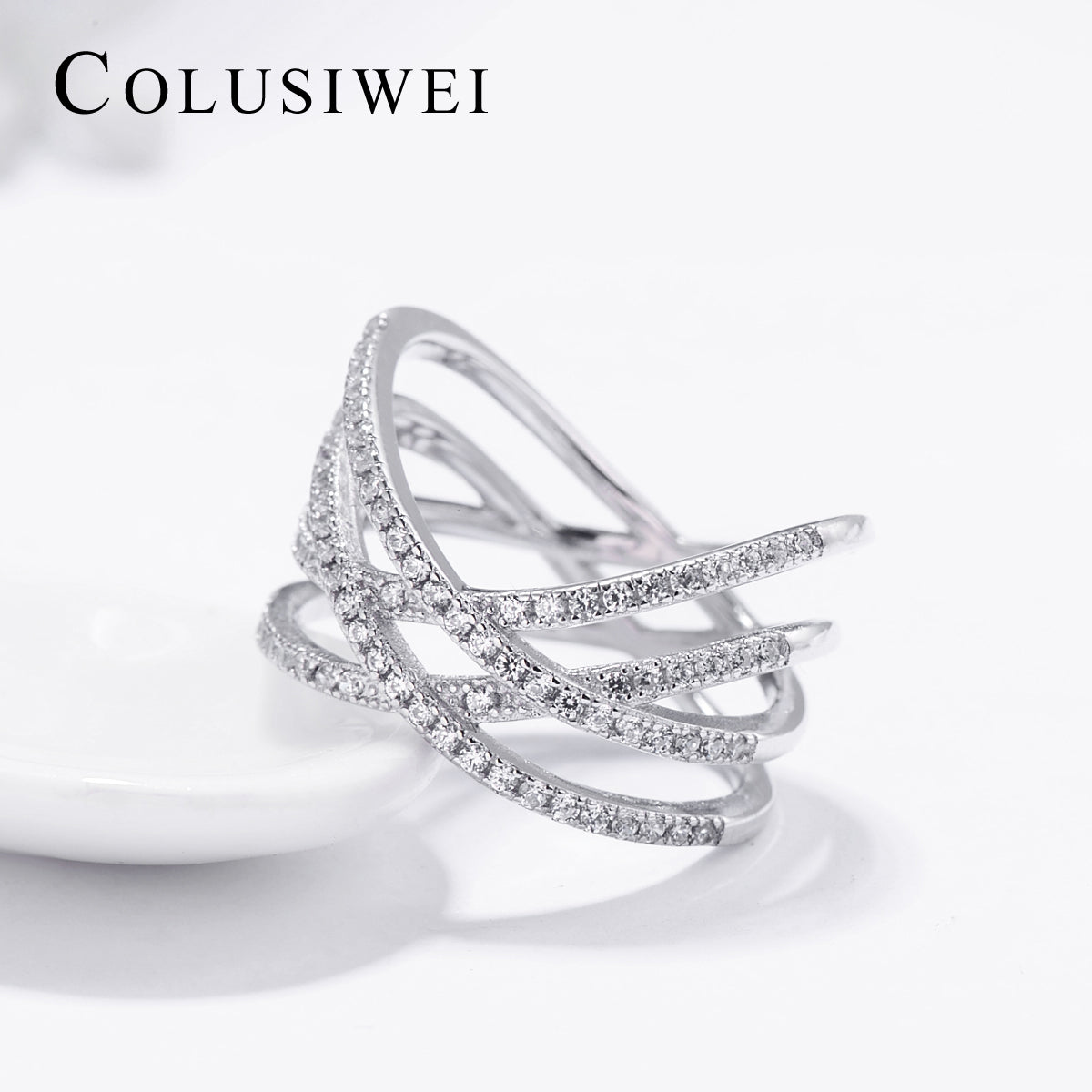 Importé - Bague en Double Couche