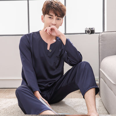 Importé - Ensemble Pyjamas en soie pour Homme et Femme