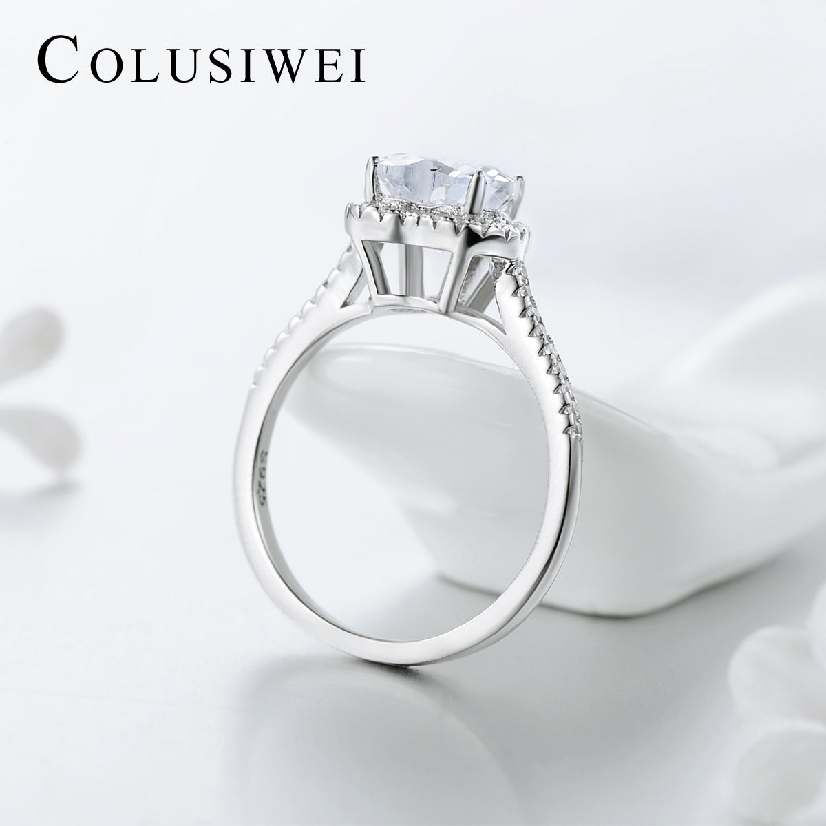 Importé - Bague de Mariage en Cœur