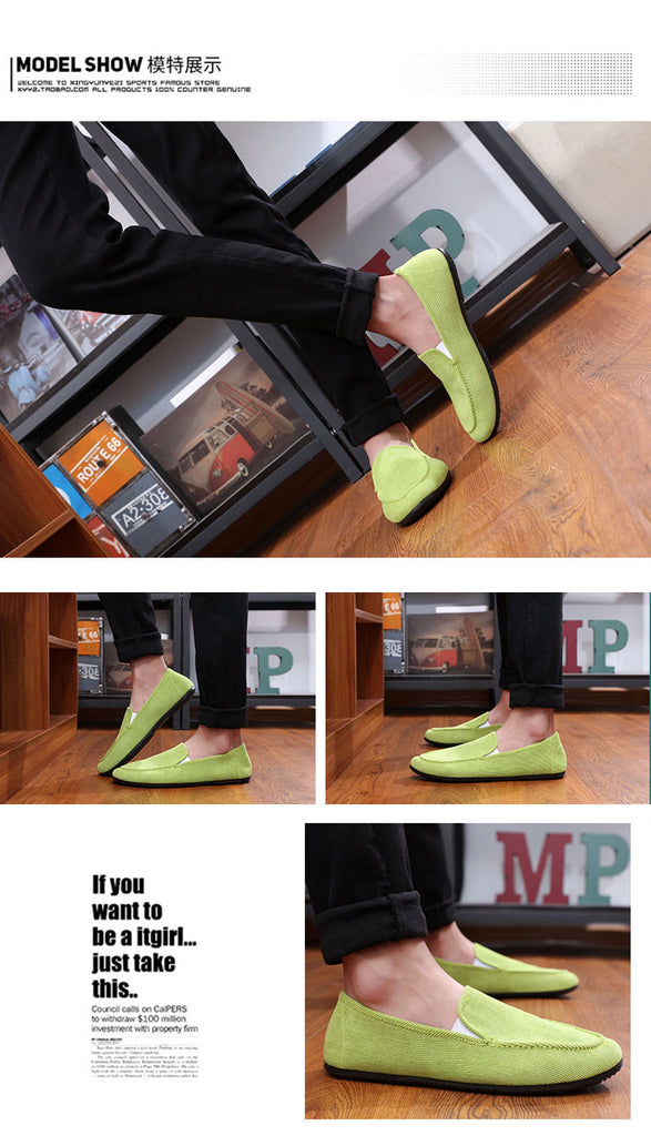 Importé - Chaussure Homme Tennis en Toile Souple Confort