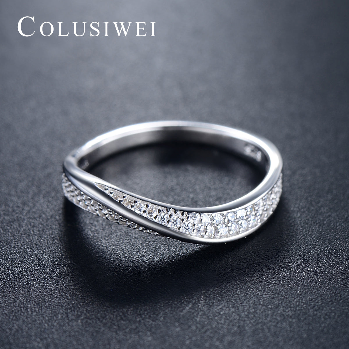 Importé - Bague Ultra-Fine en Argent
