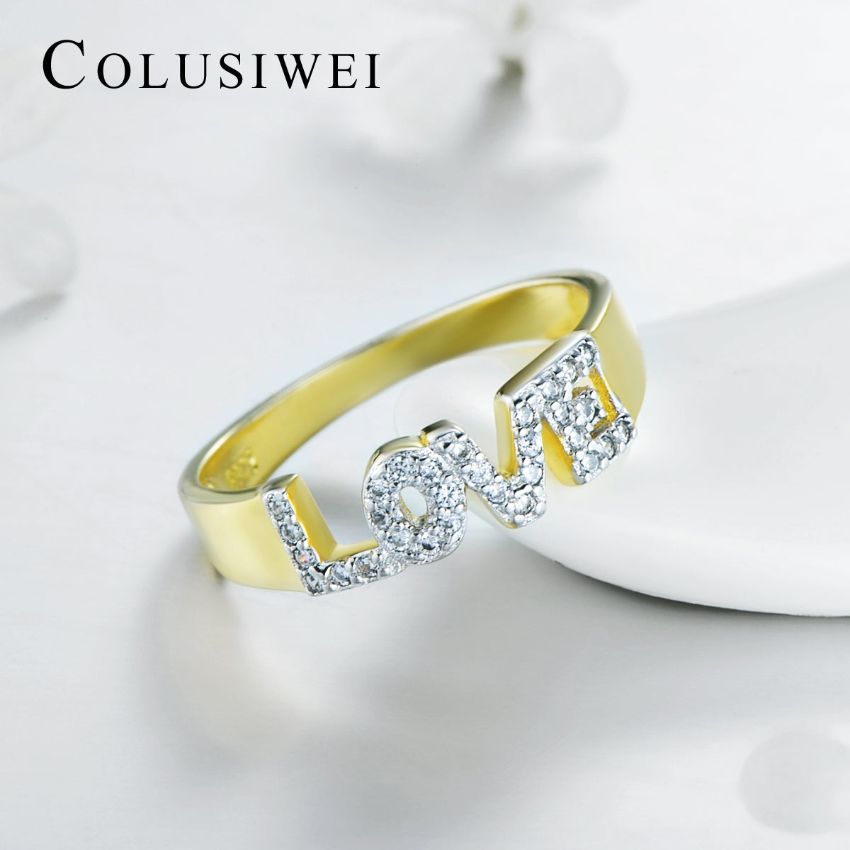 Importé - Bague d'Amour en Argent
