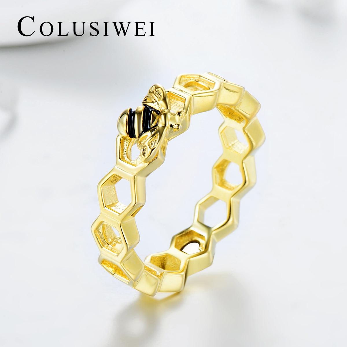 Importé - Bijoux Bague en Motif Abeille