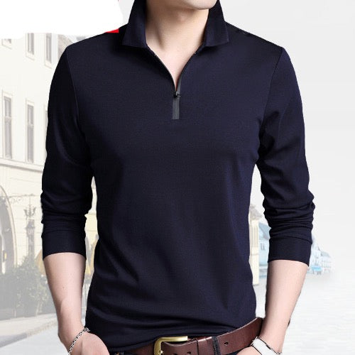 Importé - Polo T-Shirt Slim Fit Homme Manches Longues