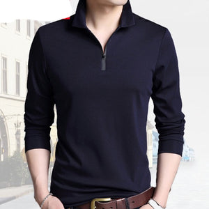 Importé - Polo T-Shirt Slim Fit Homme Manches Longues
