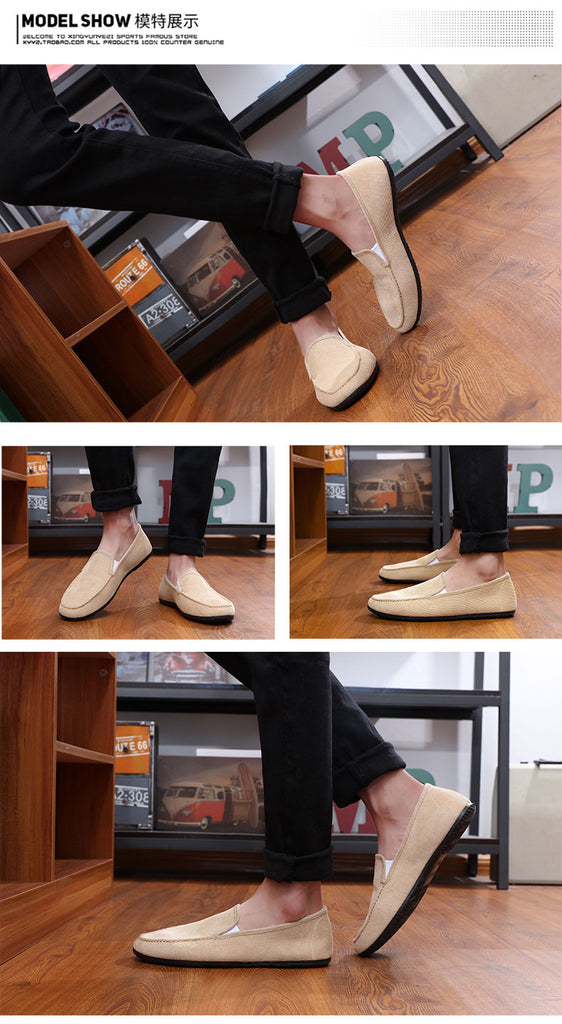 Importé - Chaussure Homme Tennis en Toile Souple Confort