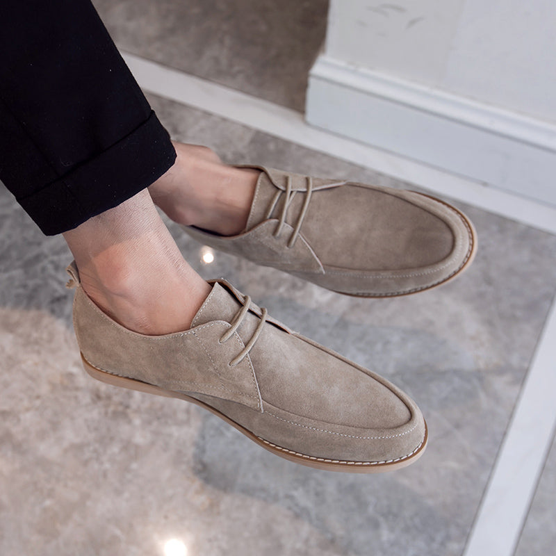 Importé - Chaussures Homme Mocassins Britannique Décontracté Montante  En Cuir De Daim