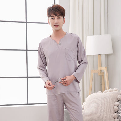 Importé - Ensemble Pyjamas en soie pour Homme et Femme
