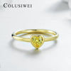 Importé - Bague Tendance Jaune Or