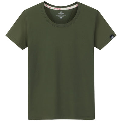 Importé - T-shirt Hommes A Manches Courtes Décontracté Avec Col Rond  100% Coton