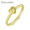 Importé - Bague Tendance Jaune Or