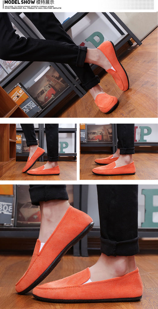 Importé - Chaussure Homme Tennis en Toile Souple Confort