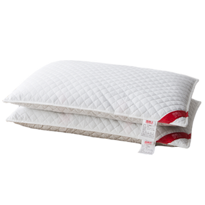 Importé - Paire d'Oreiller médical rempli de fleurs de sarrasin tissu 100% coton