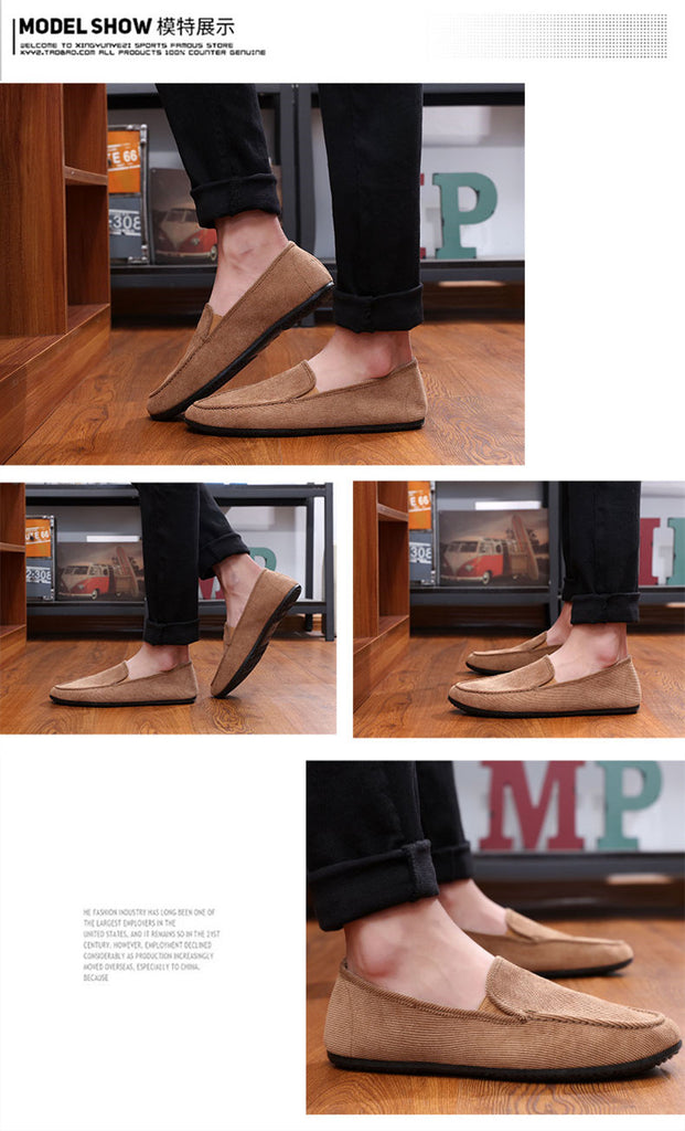 Importé - Chaussure Homme Tennis en Toile Souple Confort