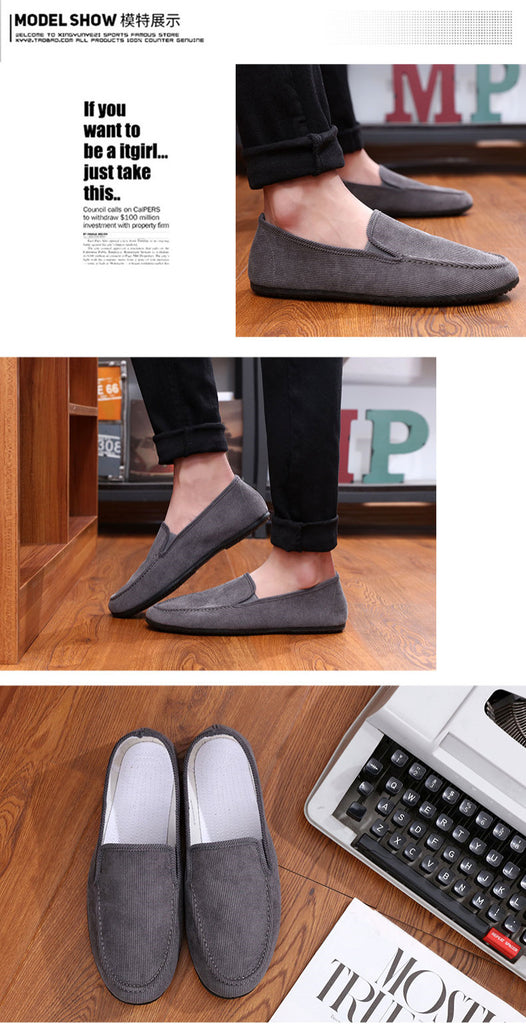 Importé - Chaussure Homme Tennis en Toile Souple Confort