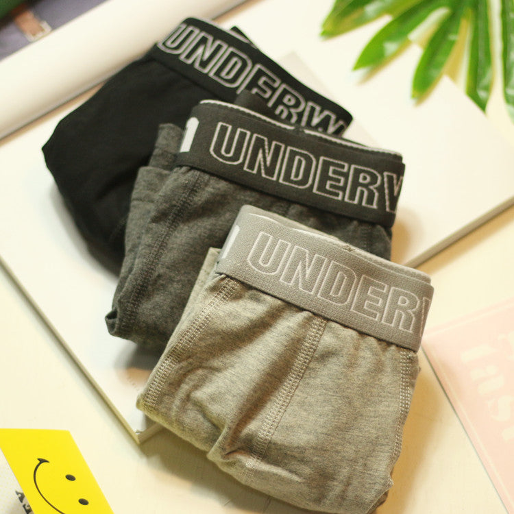 Importé - Lot de 3 Boxer Sous-vêtements homme en coton