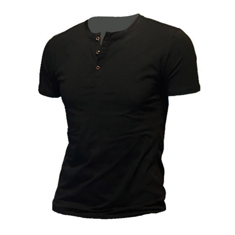 Importé - T-Shirt Homme Coton Slim Fit Manche Courte