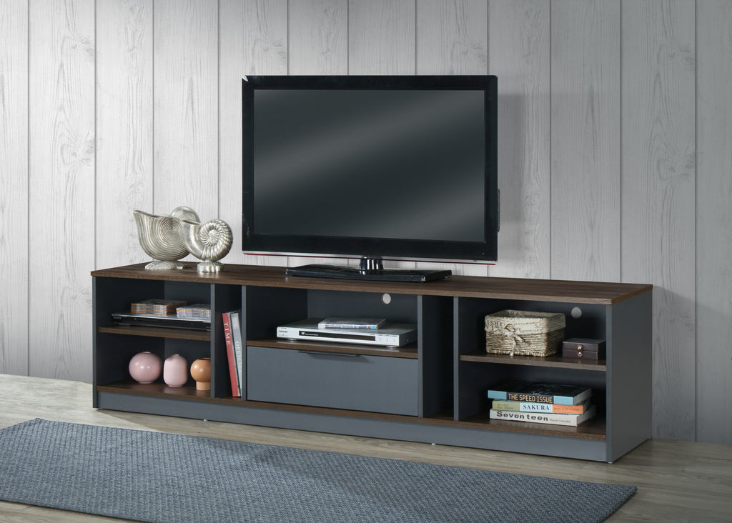 MEUBLE TV TINI WALNUT AND GREY