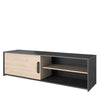 MEUBLE TV TOMY COULEURS CHENE ET NOIR