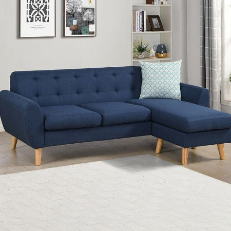 Salon Canapé Agile C2 - 5 places - Bleu