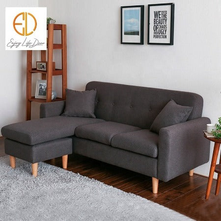 Salon Canapé Agile C1 - 5 places - Gris Foncé