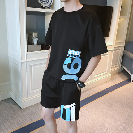 Importé - Ensemble Décontracté T-Shirt + Culotte Homme