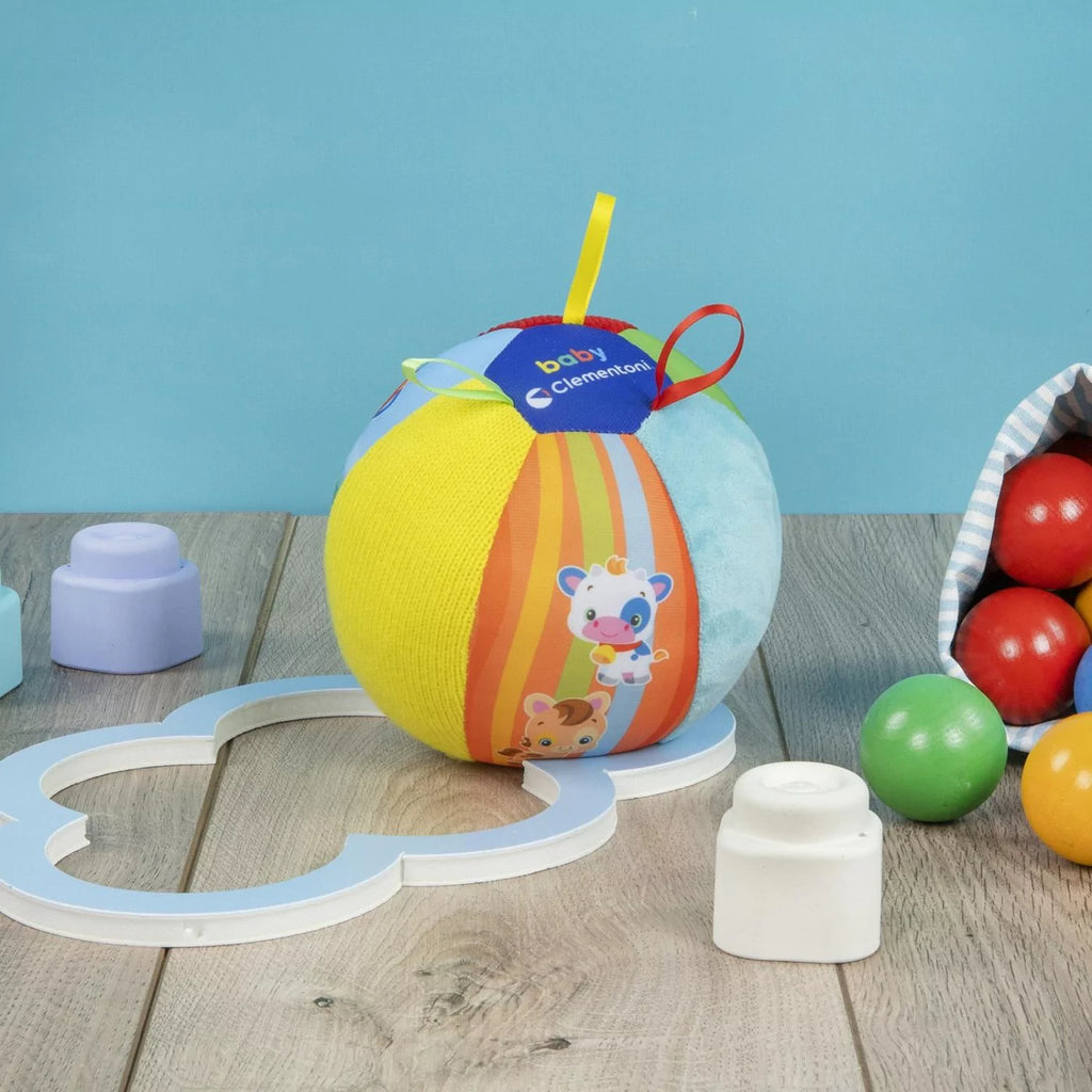 Jeu de Bebe Ballon Musical En Mousse Motif Animaux