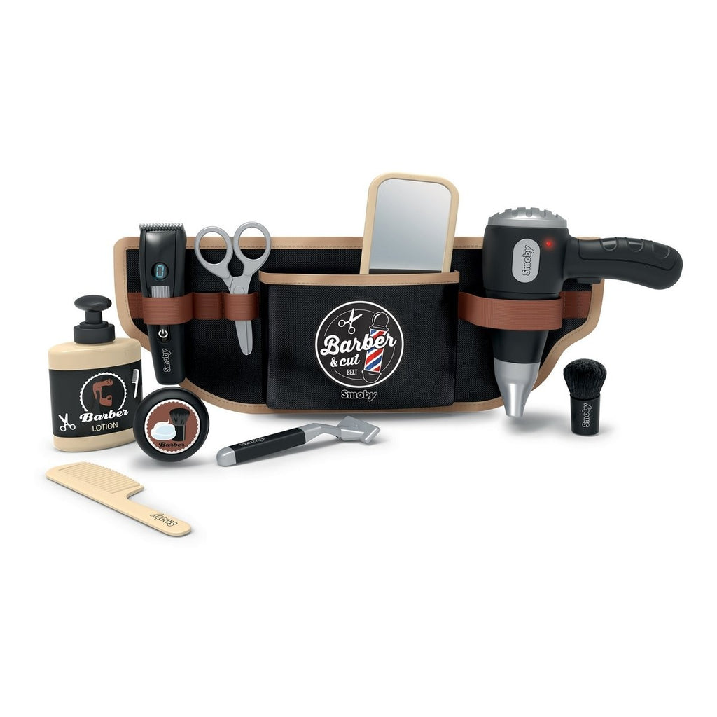 SMOBY-BARBER BELT CEINTURE+ 10 ACCESSOIRES+3ANS