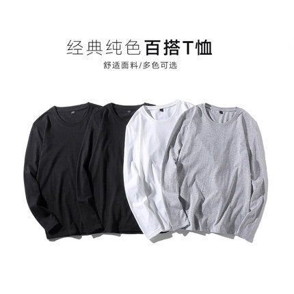 Importé - LOT de 4 Polo Unisex Col Rond Manches Longues en Coton