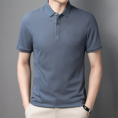 Importé - Polo Pur Coton Léger Homme Manche Courte