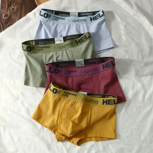 Importé - Lot 3/4 Boxer Coton Sport Sous-Vêtement Confortable