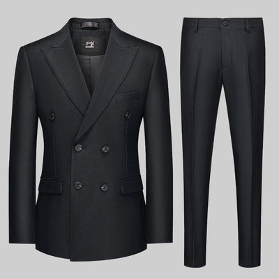 Importé - Ensemble Costume Croisé Homme Britannique 2 Pièces