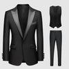 Importé - Ensemble Smoking Costume Homme 2-3 Pièces Noir