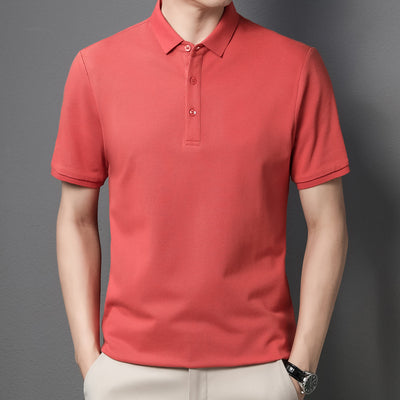 Importé - Polo Pur Coton Léger Homme Manche Courte