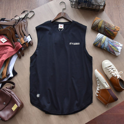 Importé - T-Shirt Hommes Décontractés Sans Manches En Coton