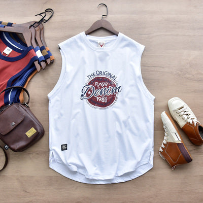 Importé - T-Shirt Hommes Décontractés Sans Manches En Coton