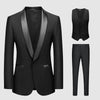 Importé - Ensemble Smoking Costume Homme 2-3 Pièces Noir
