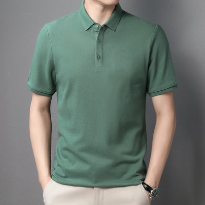 Importé - Polo Pur Coton Léger Homme Manche Courte