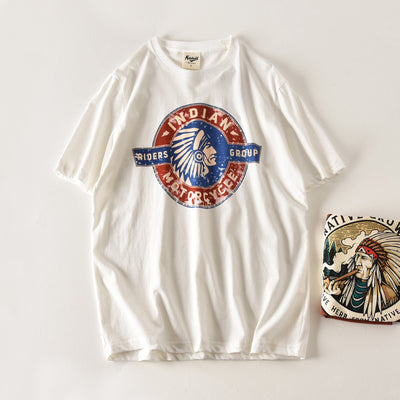 Importé - T-Shirt Pur Coton Homme Décontracté Manche Courte