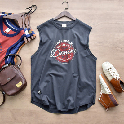 Importé - T-Shirt Hommes Décontractés Sans Manches En Coton