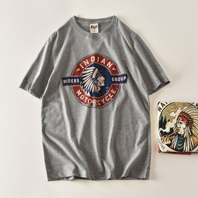 Importé - T-Shirt Pur Coton Homme Décontracté Manche Courte