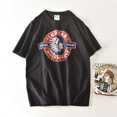 Importé - T-Shirt Pur Coton Homme Décontracté Manche Courte