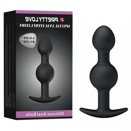 PLUG PRETTY LOVE AVEC DOUBLE BILLES INTERNES Ø 2,6 CM