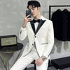 Importé - Ensemble Smoking Costume Homme 2 et 3 Pièces Blanc