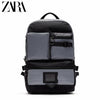 Importé - ZARA NEW - Sac A Dos Hommes Avec Grande Capacité - Gris