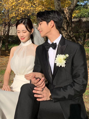 Importé - Ensemble Smoking Costume Homme 2 Et 3 Pièces Noir