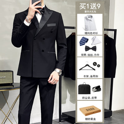Importé - Ensemble Smoking Costume Homme 2-3 Pièces Noir