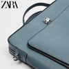 Importé - ZARA NEW - Sac A Main Porte-documents Hommes - Bleu