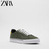 Importé - ZARA NEW - Chaussure Homme Tennis Confortable -  Vert kaki